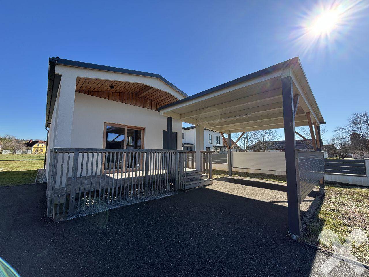 Modernes Bungalow-Wohnhaus in Wörth an der Lafnitz mit 48 m² Terrasse