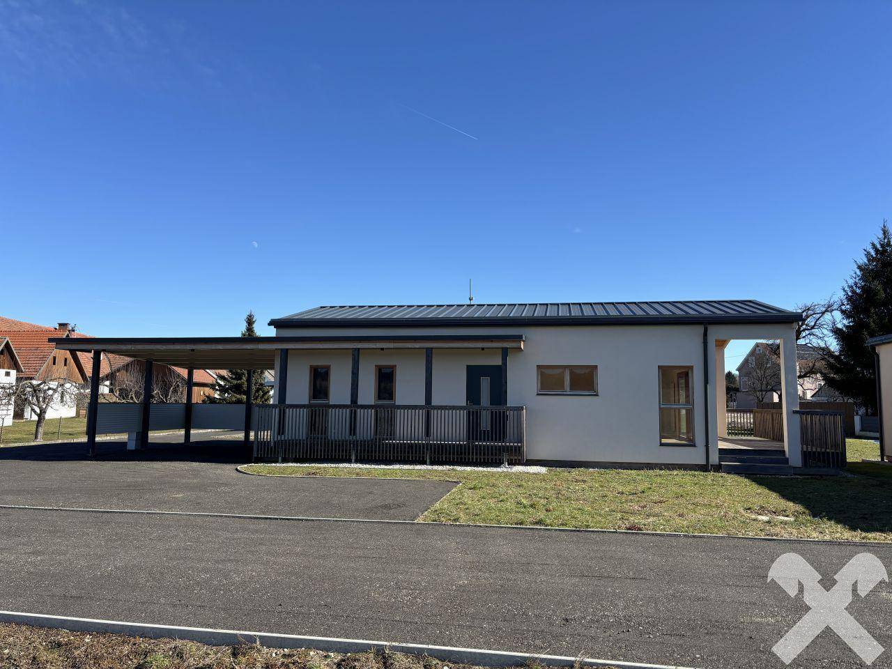 Modernes Bungalow-Wohnhaus in Wörth an der Lafnitz mit 48 m² Terrasse