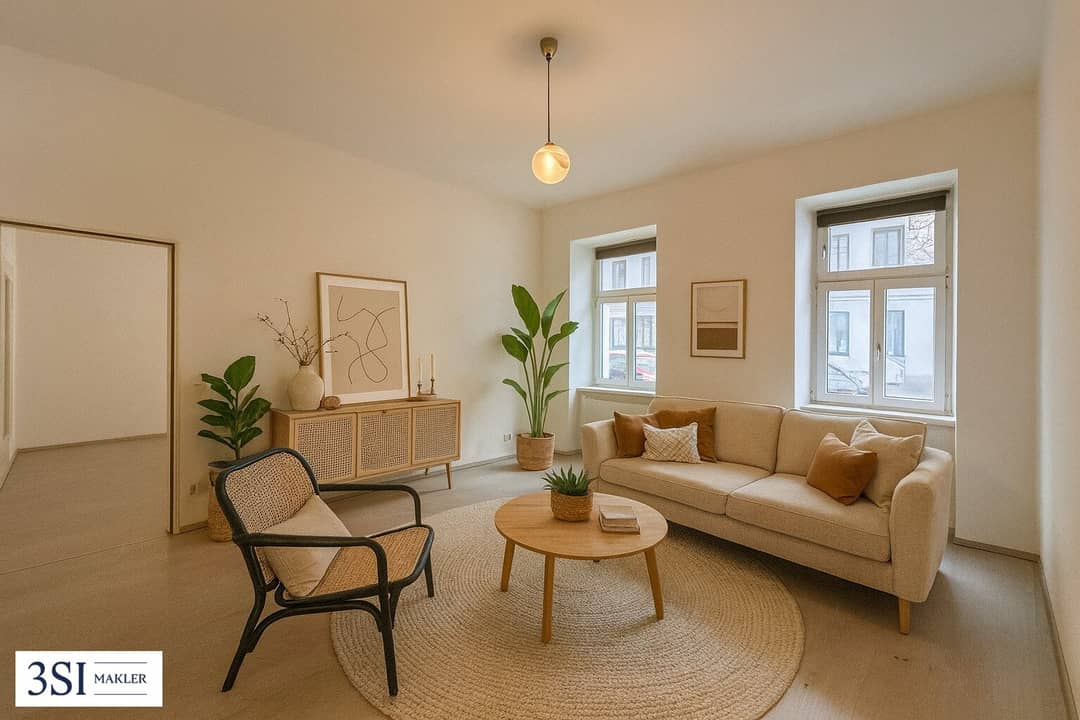 Erdgeschosswohnung mit zwei Eingängen im Sonnwendviertel