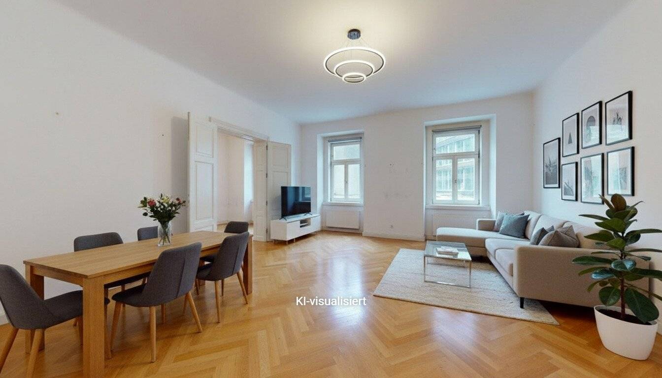 Old building apartment near downtown with lift