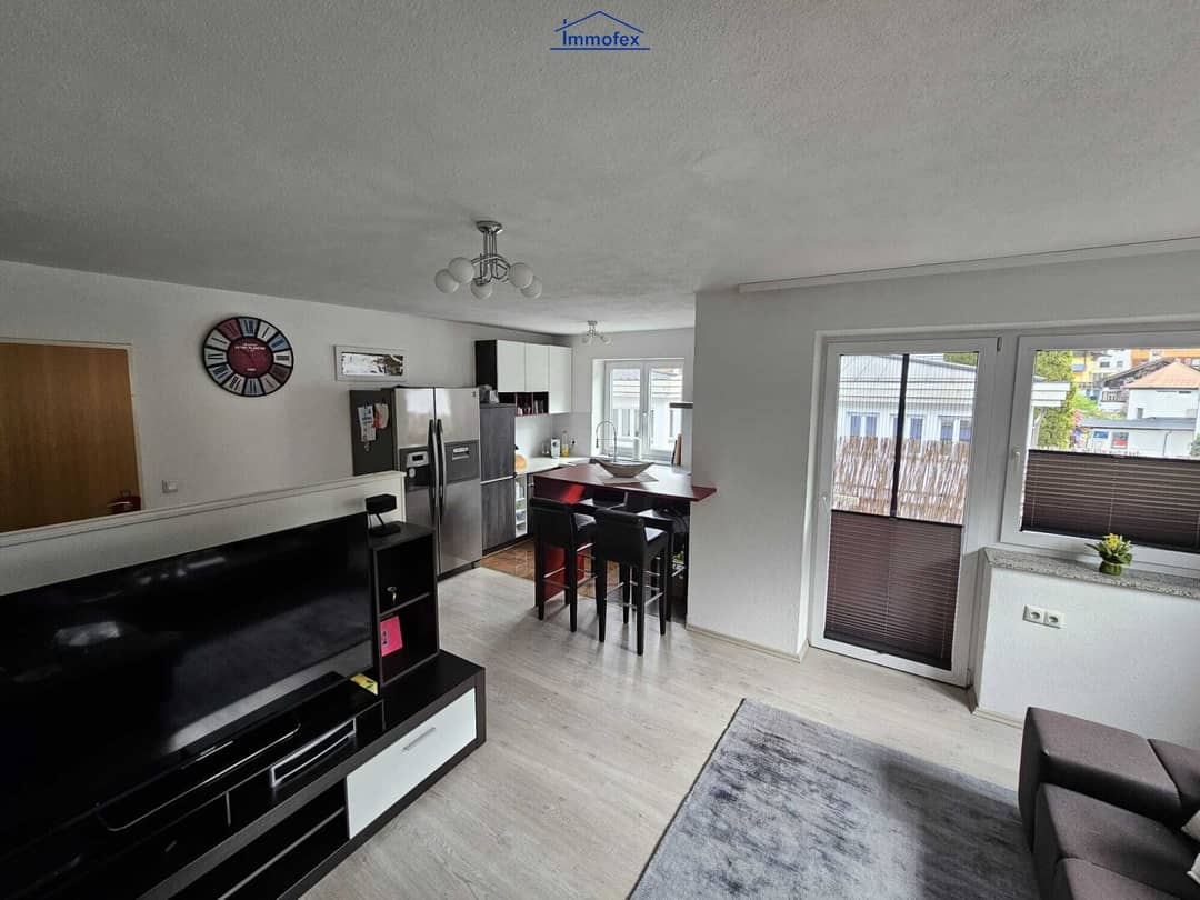 Apartment with open kitchen and balcony