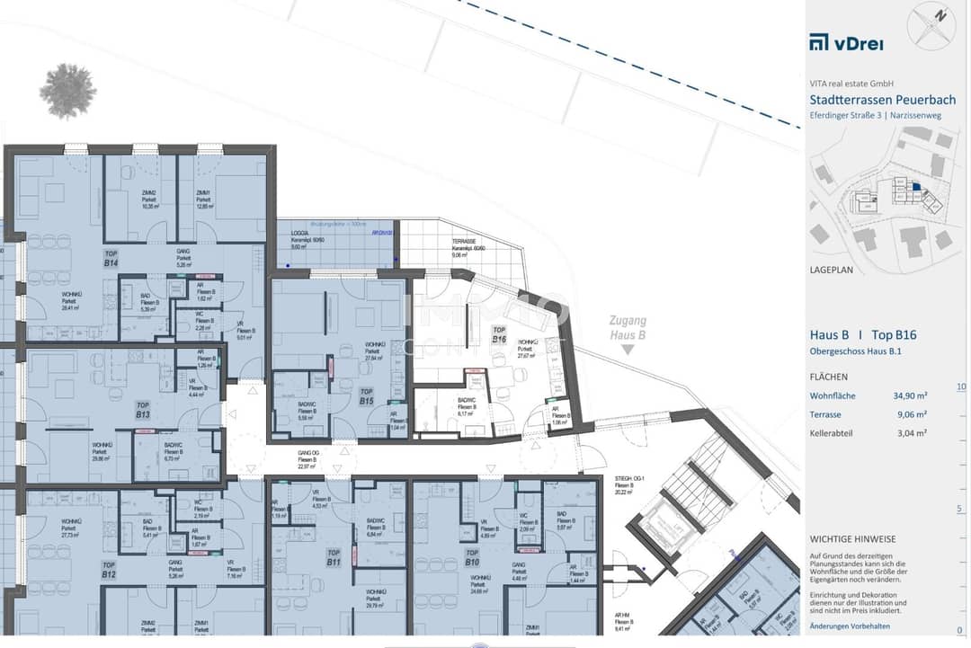 1,5-Zimmer-Etagenwohnung mit Balkon in Peuerbach in zentraler Lage