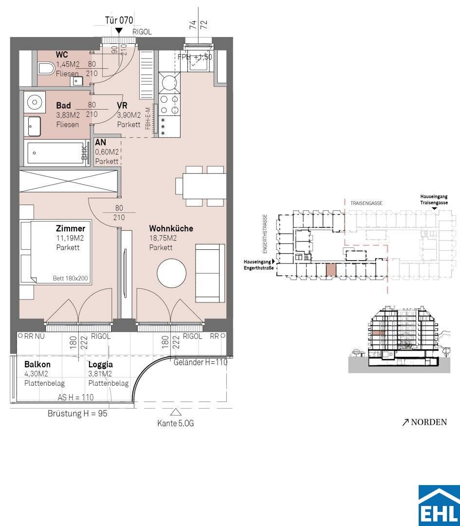 Between the Danube and city life: Attractive investment apartments in Traisengassec??? Traisengasse?