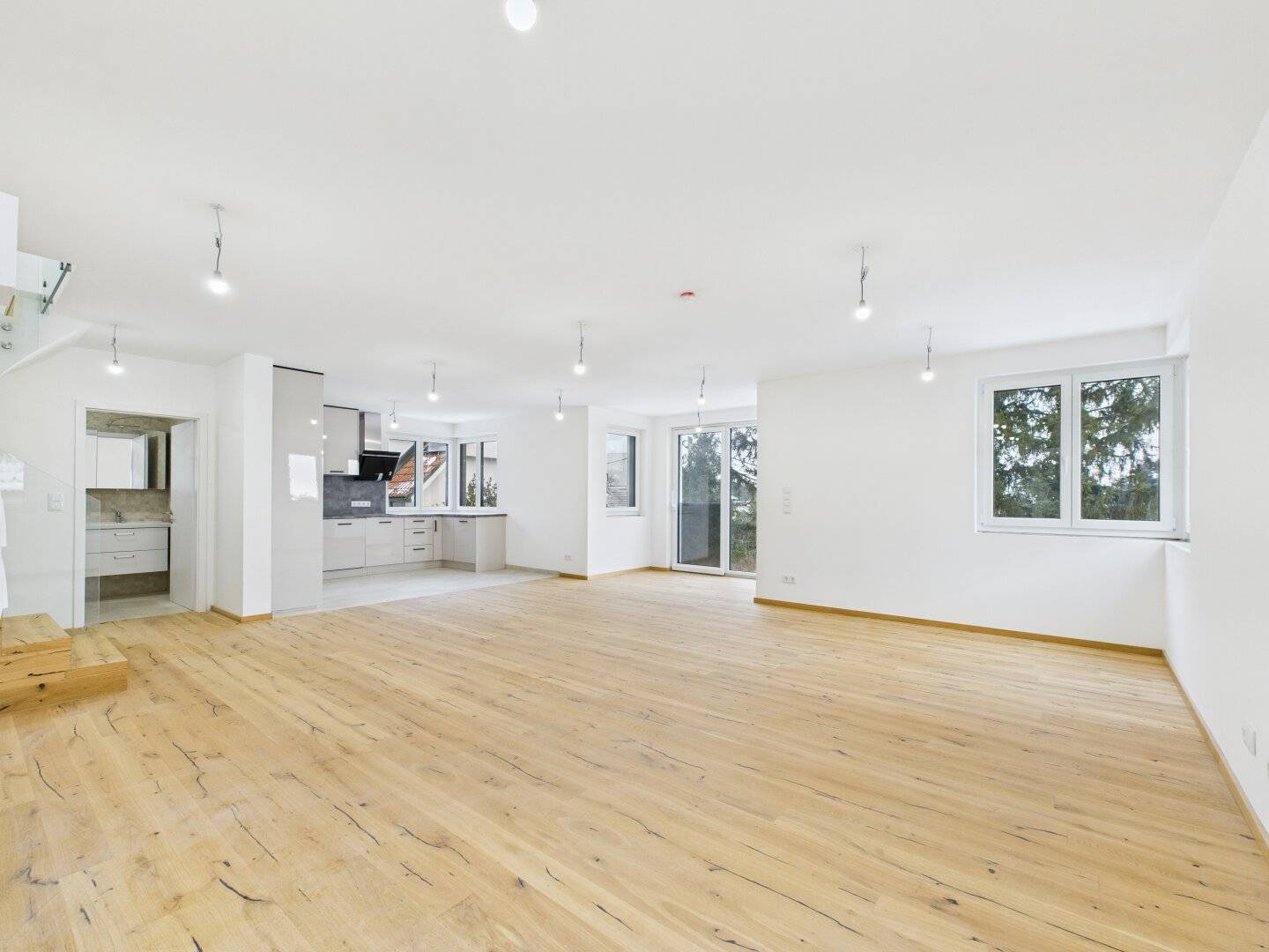 Maisonette apartment garden 80 m² open kitchen