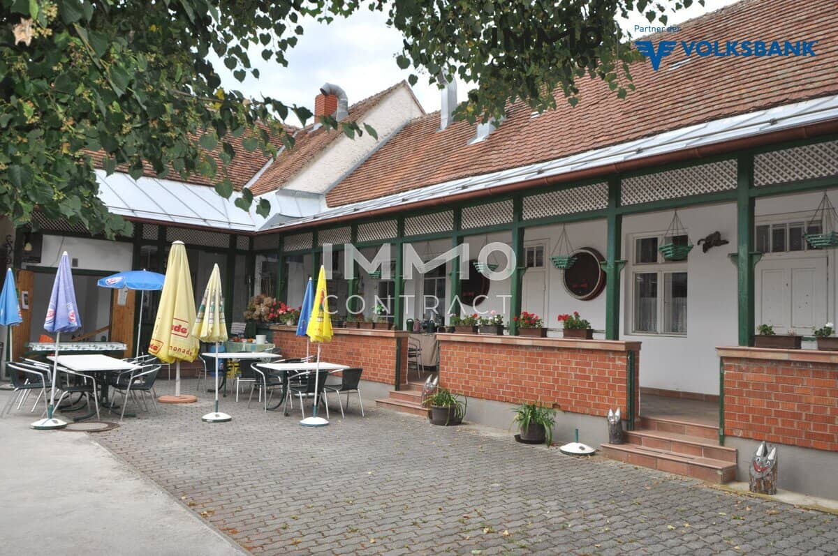 GASTHOF - Restaurant mit Gastgarten im Innenhof und 5 Gästezimmern