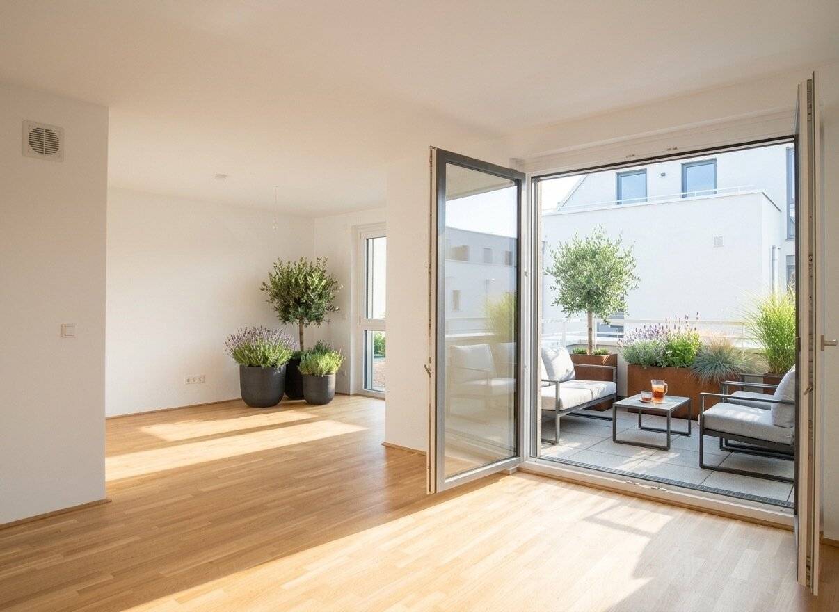 Newly built apartment at Mühlwasser with balcony