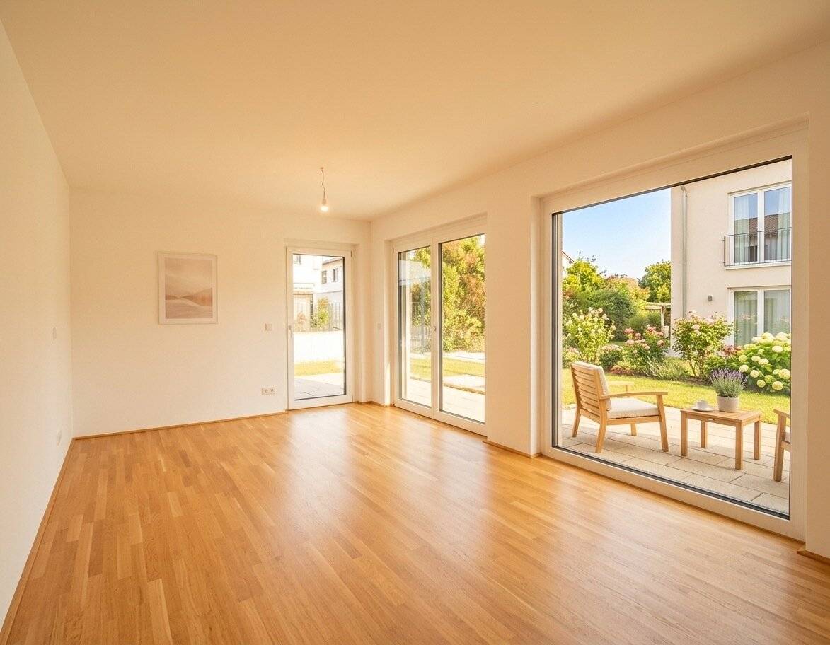 Ground floor apartment with terrace and garden in a new development