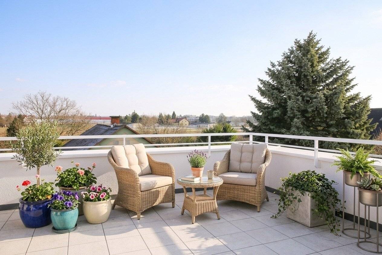 Dachgeschosswohnung Erstbezug Terrace