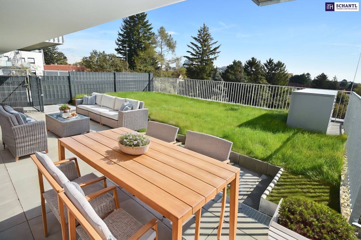 Apartment first occupancy garden with terrace