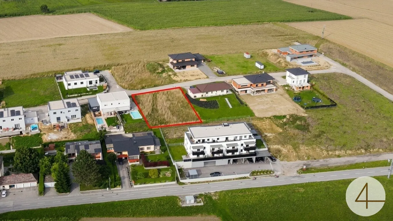 In sunny location with 4 bedrooms and garage