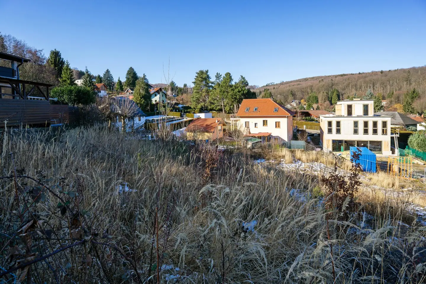Building plot with dream view in Gablitz including approved duplex planning proposal