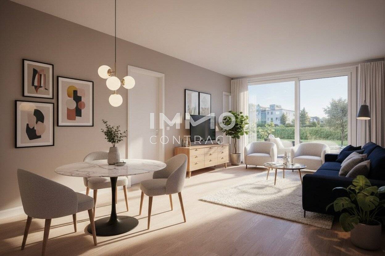 New build apartment balcony included kitchen