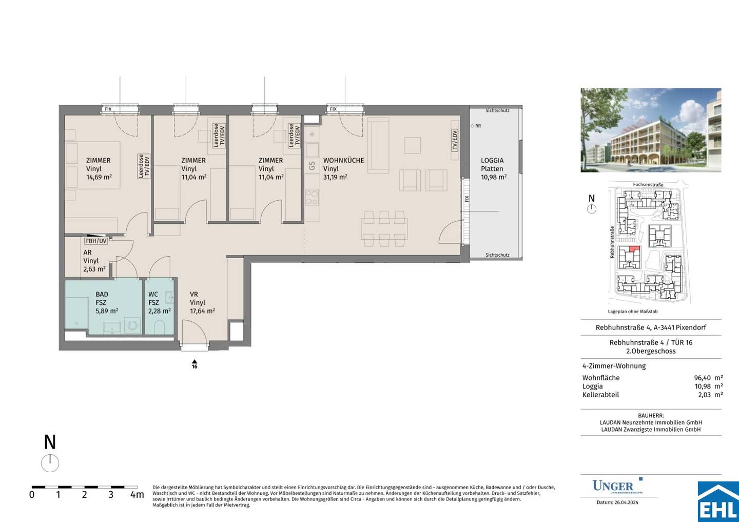 New build apartment balcony energy efficiency