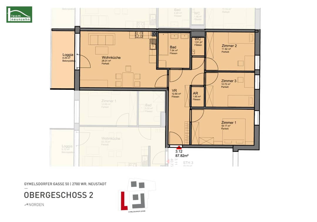 4-Zimmer Wohnung in Wiener Neustadt