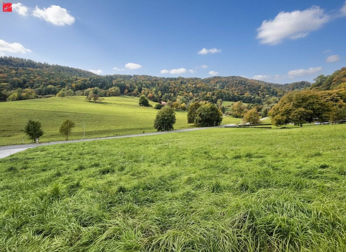 Baugrund in malerischer Landschaft