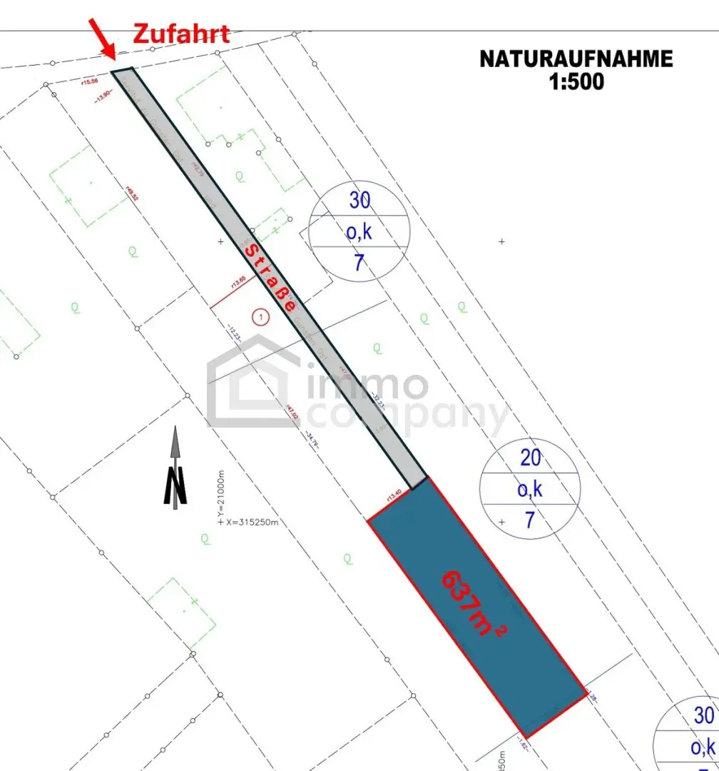 Plot No. 3 of 4 in Mannersdorf/Leithagebirge for sale, 637 m²