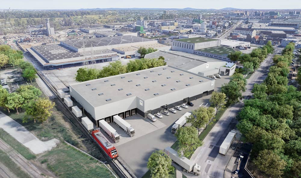 Neubau City-Logistikzentrum mit Gleisanschluss in Simmering, Wien