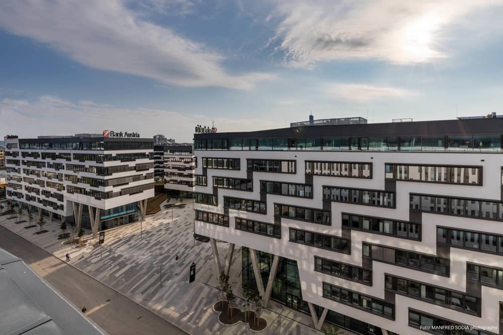 Moderne Büroflächen im VIENNA WORKS am Austria  Campus