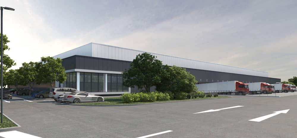 Neubau Logistikpark Traiskirchen bei Wien, 10 m Halle, teilbar