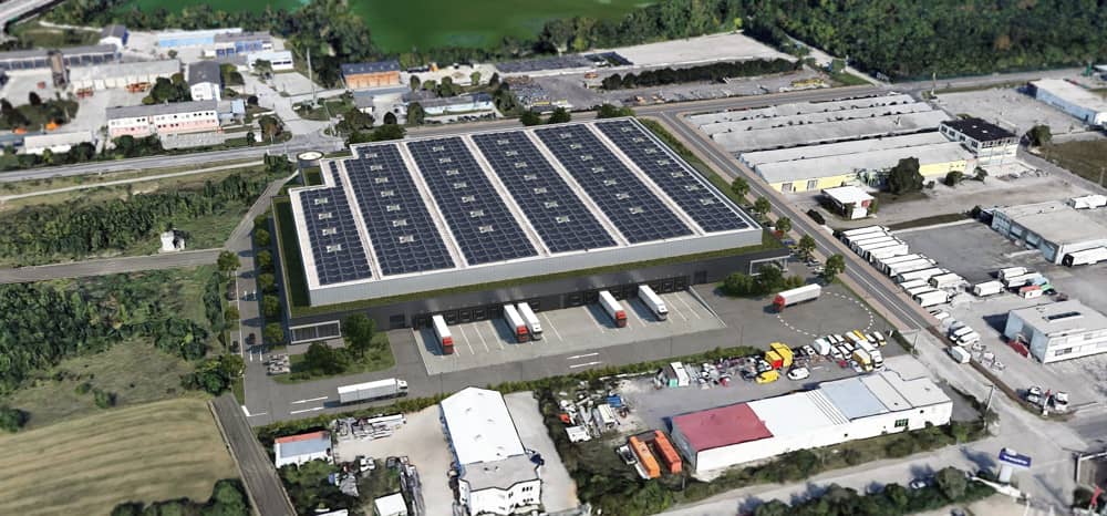 Neubau Logistikpark Traiskirchen bei Wien, 10 m Halle, teilbar