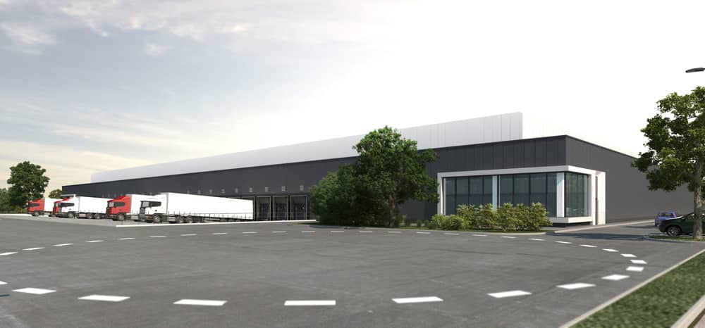 Neubau Logistikpark Traiskirchen bei Wien, 10 m Halle, teilbar