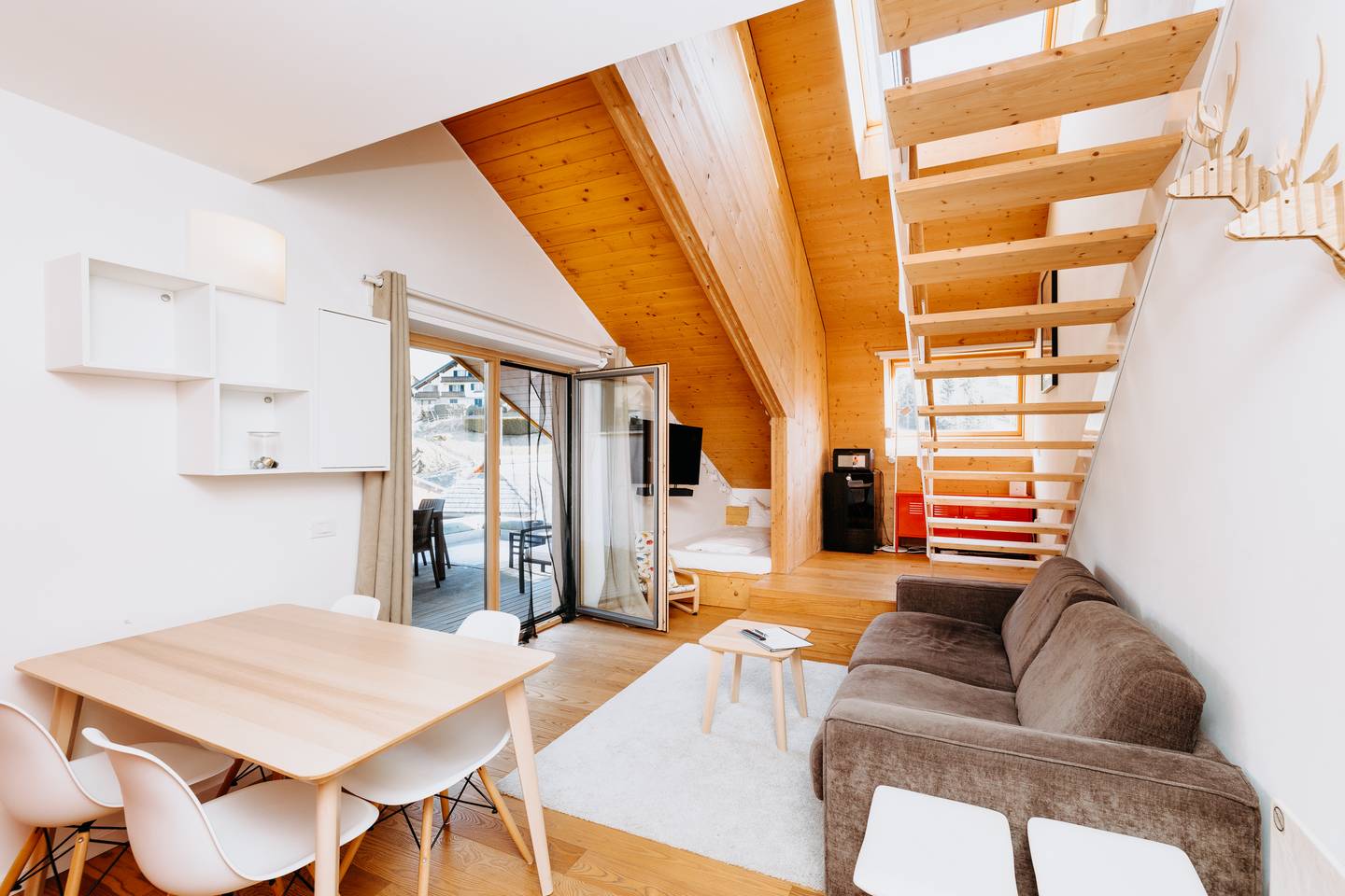 Maisonettewohnung mit Dachterrasse und Sauna