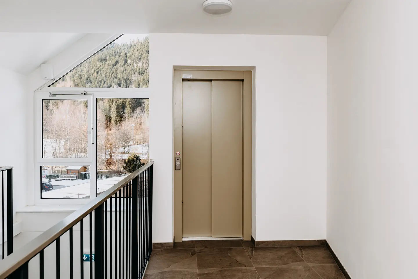 Renovated apartment in village with west balcony