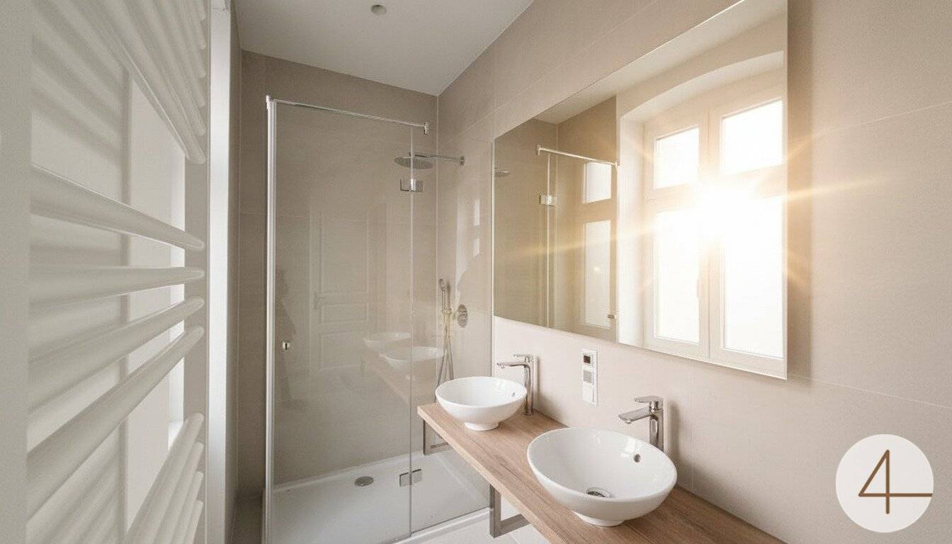 First occupancy apartment with terrace in a quiet location
