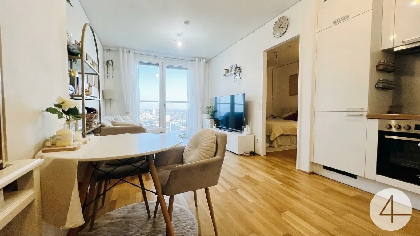 Wohnung Balkon U2 Anschluss Donaublick