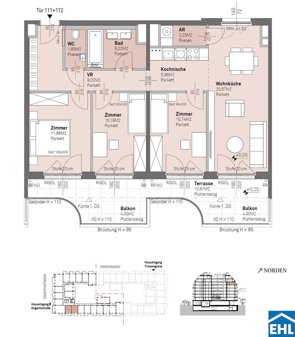 Exclusive living with Danube view, your stylish investment in the heart of Vienna