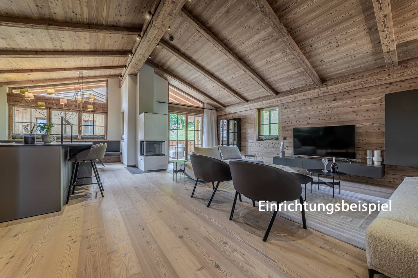 Exklusive Doppelhaushälfte in Kirchberg – Neubau-Chalet mit 248 m²