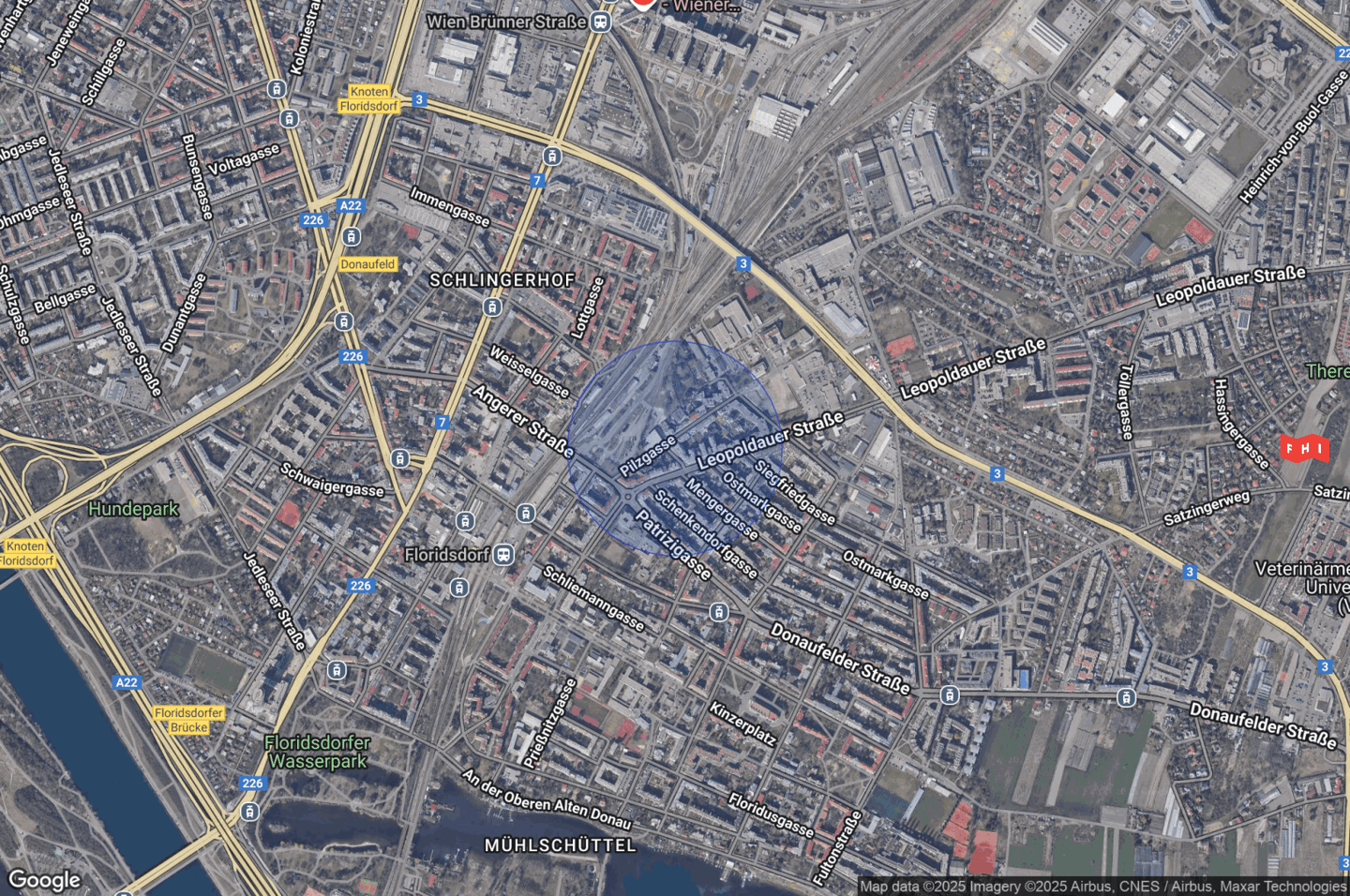 Baubewilligtes Bauträgergrundstück Nähe Knoten Floridsdorf