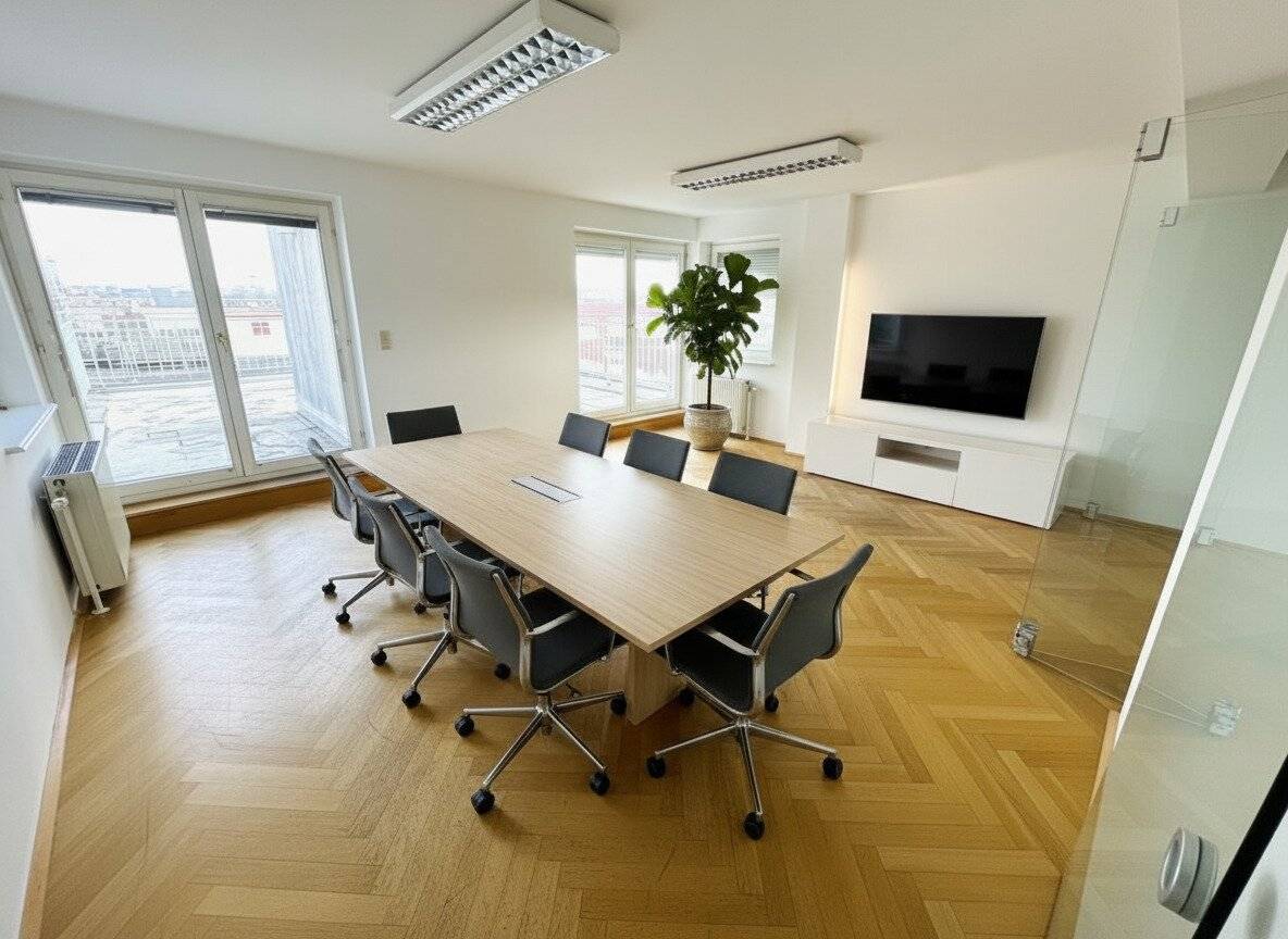 Moderne 3-Zi Büro/Praxis 90m² mit Terrasse in 1030 Wien, U-Bahn-Nähe