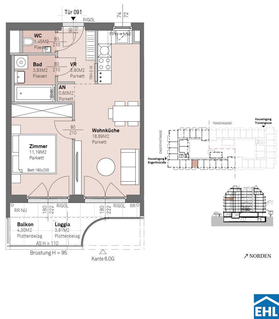 An investment for generations investment apartments on the idyllic Danube bank