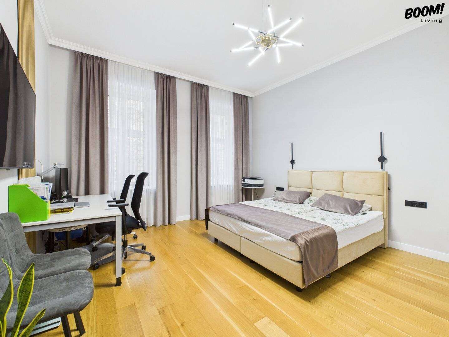Wohnung Altbau Charme nahe Rochusmarkt helle Räume offene Wohnküche zwei Schlafzimmer