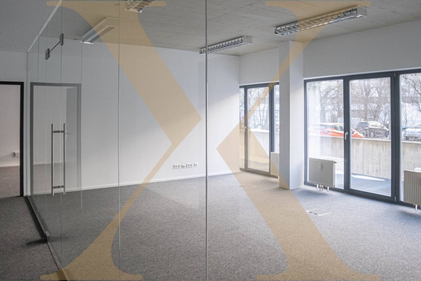 Modern office space in top transport connections from Wels for rent