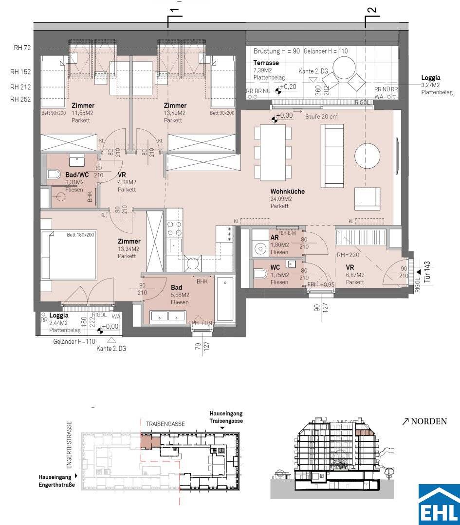 Green Living on the Danube – Sustainable Garden and Courtyard Apartments