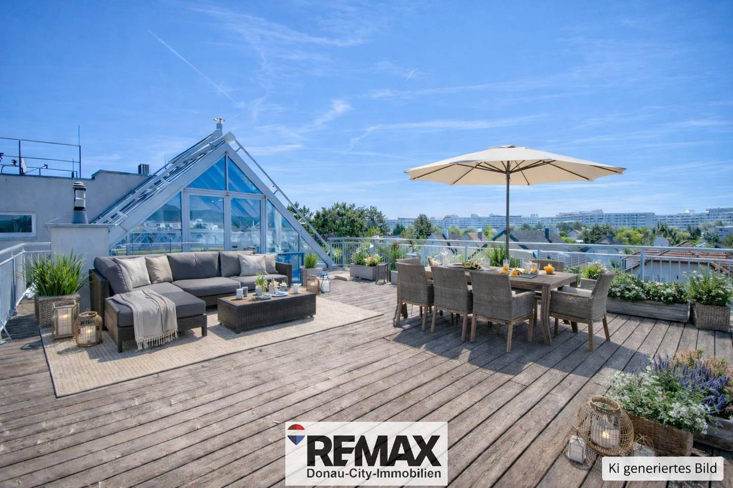 Wohnung mit Weitblick und drei Terrassen