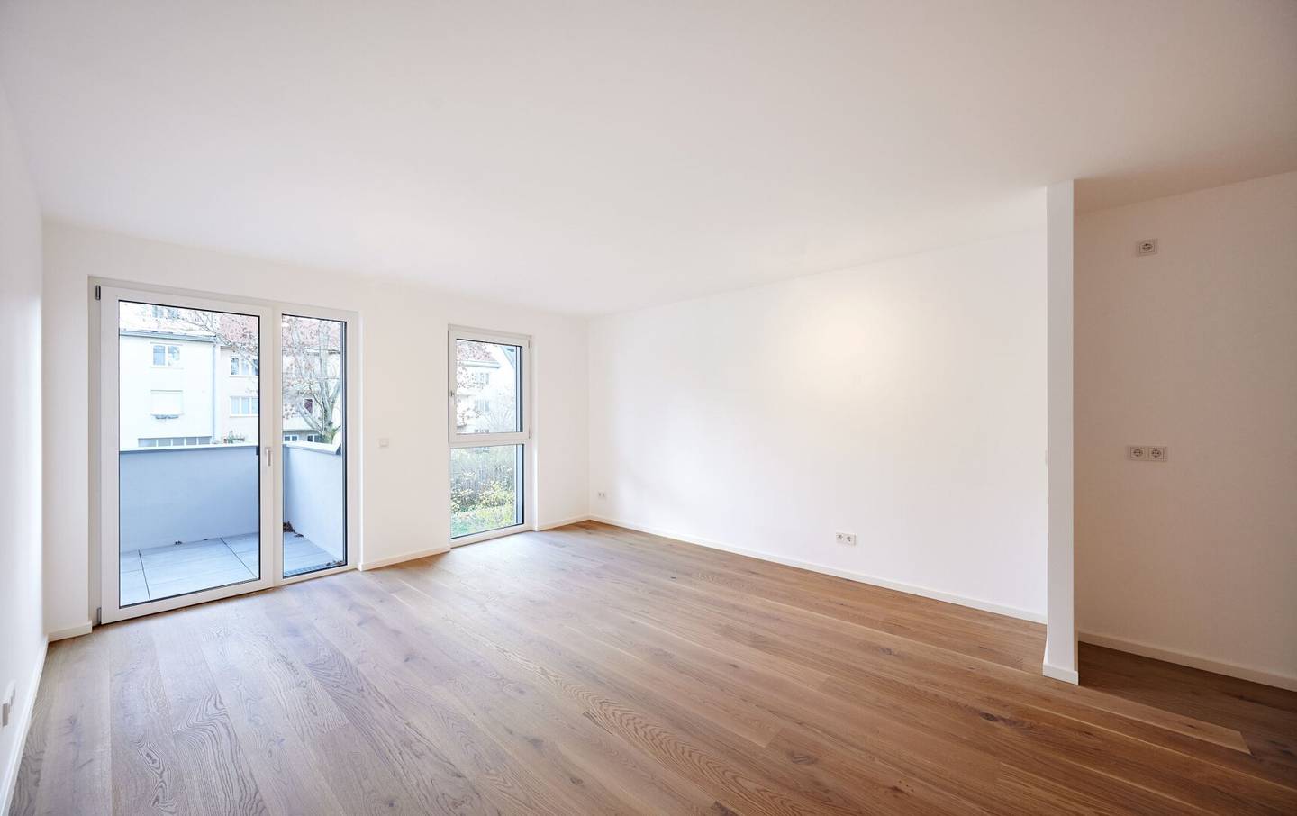 First occupancy flat with balcony and garage
