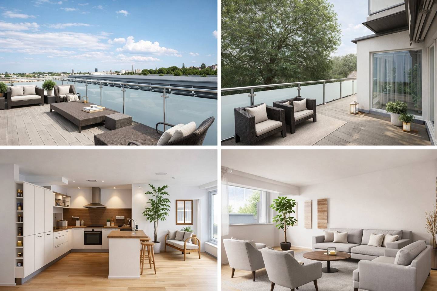 Rent Exclusive rooftop residence in the prime location of the 19th district luxurious living with a spectacular panoramic view over Vienna