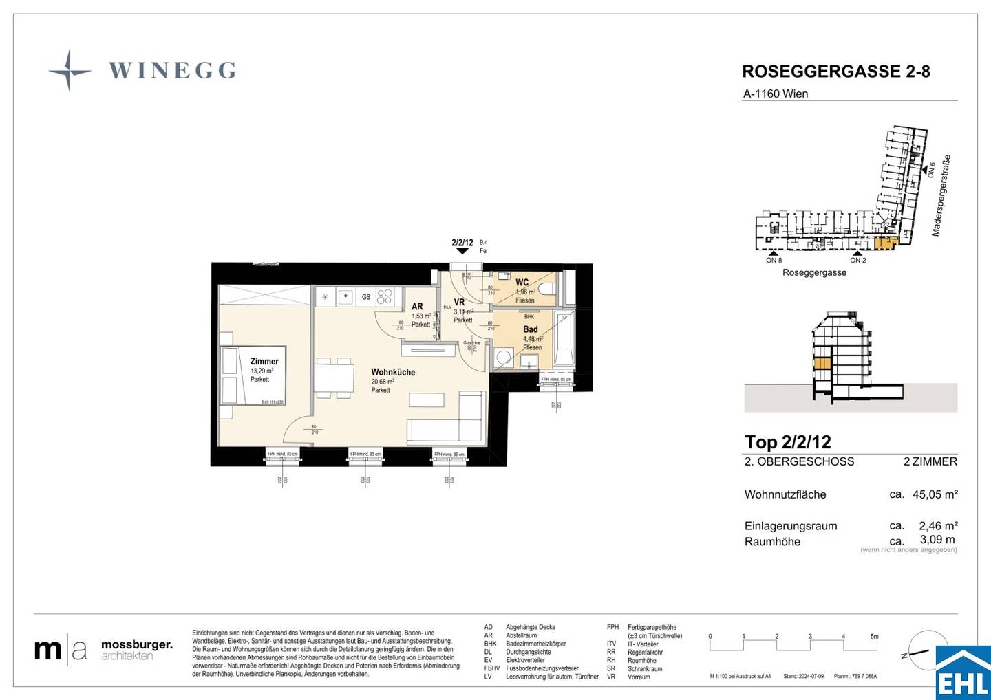 Vorsorgewohnung first occupancy near Wilhelminenberg