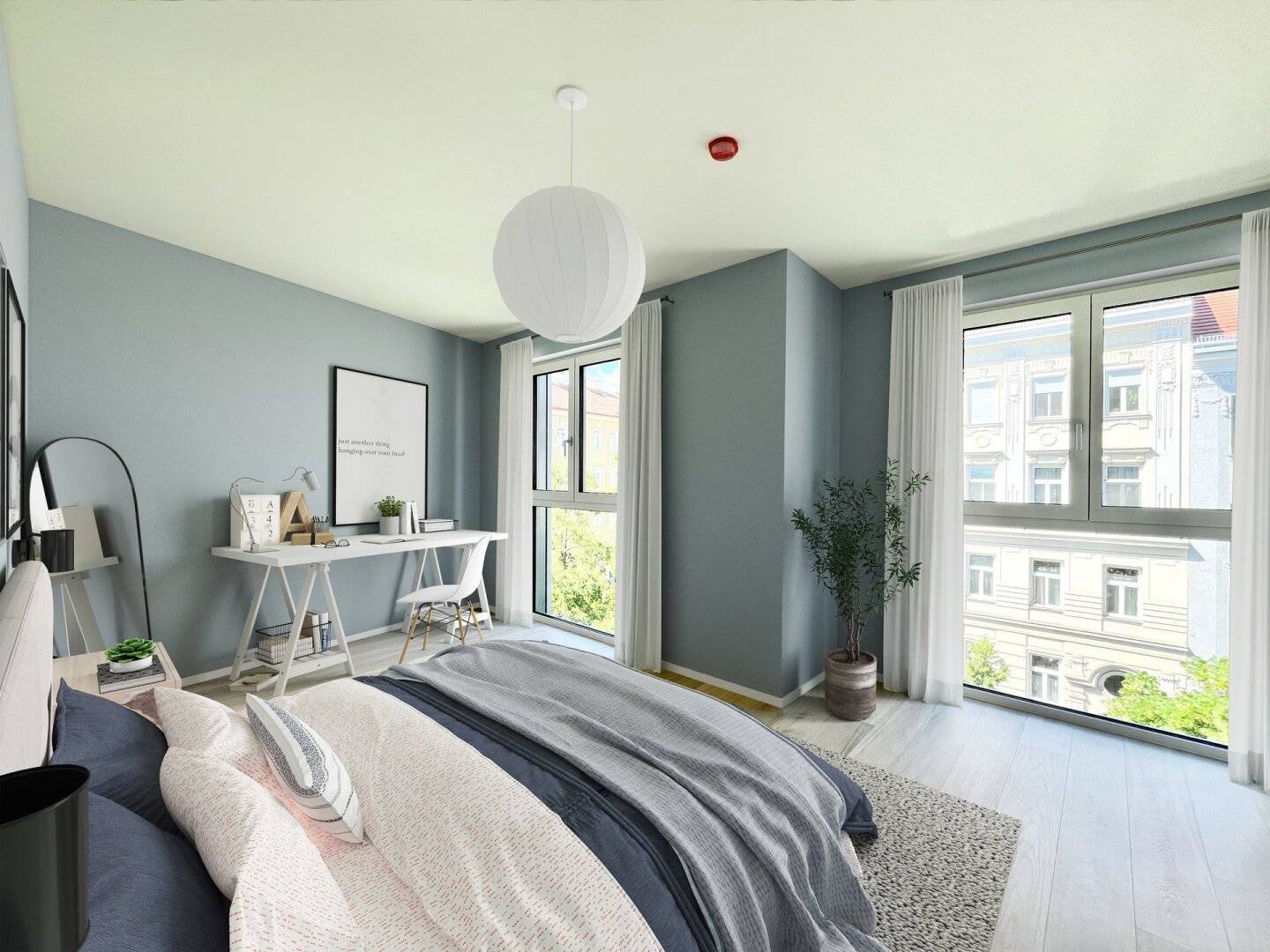 New Build Apartment with South Balcony Green Views