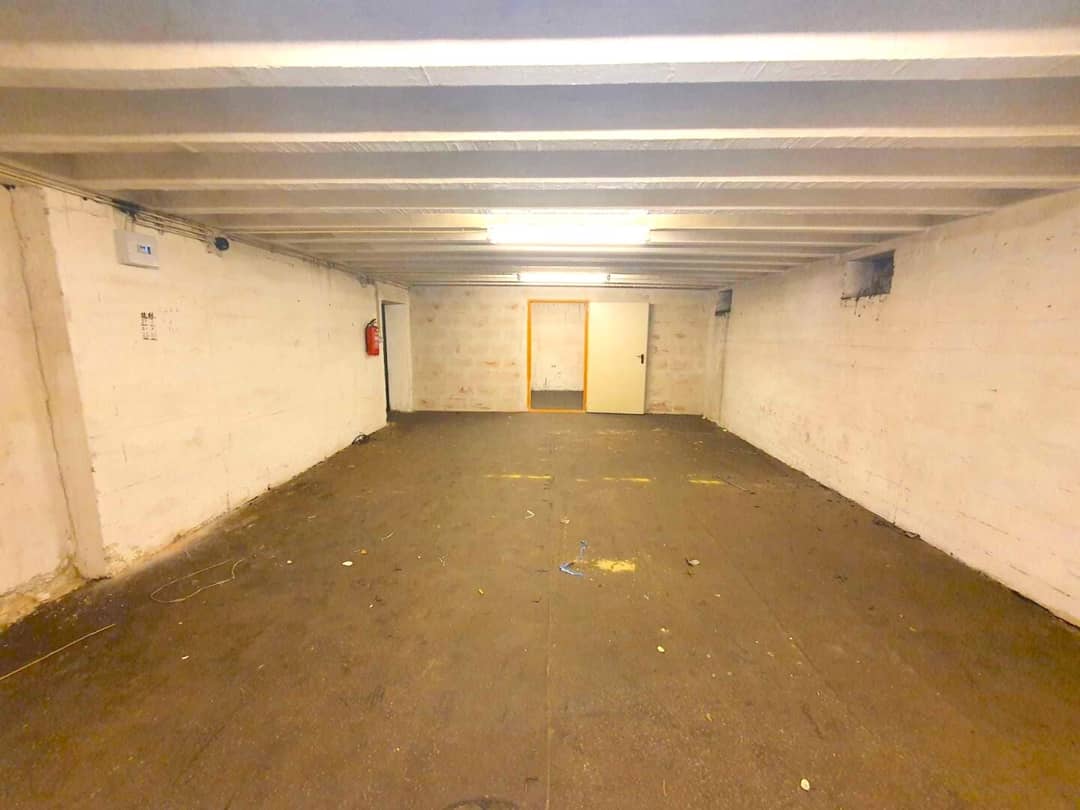 Basement storage unit with separate room