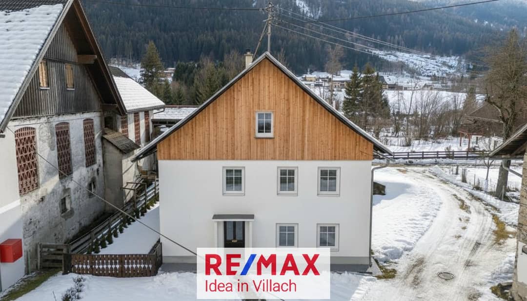 Einfamilienhaus mit 6 Zimmern in Gitschtal – Sonnige Südseite, 160 m²