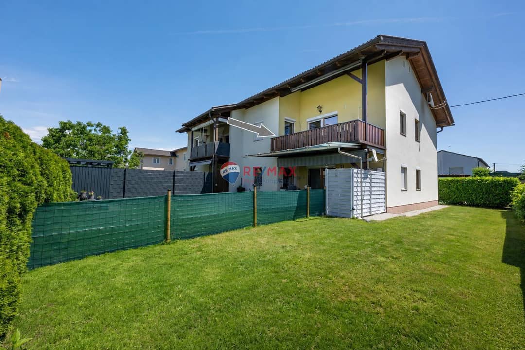 Wohnung mit Balkon und Gartenanteil ruhiger Lage