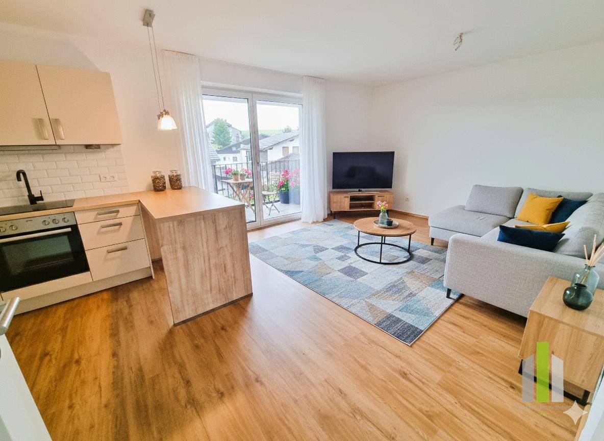 Helle 3-Zimmer-Wohnung im Zentrum von Köstendorf mit Südbalkon