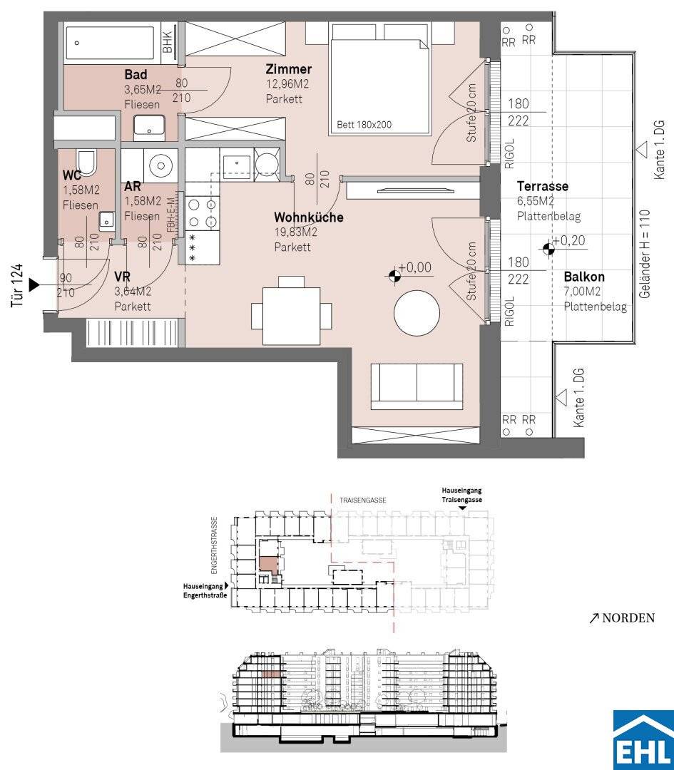 Luxuriös über den Dächern Wiens: Dachgeschoßwohnungen und Penthouses