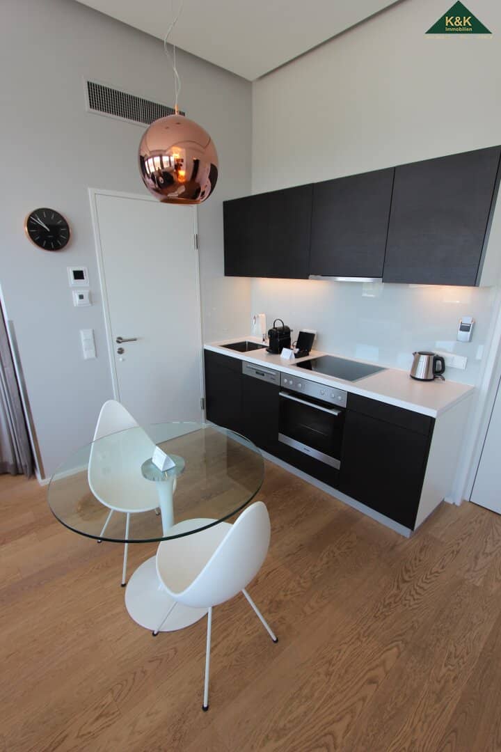 Wohnung Wienerberg mit Weitblick vollmöbliert