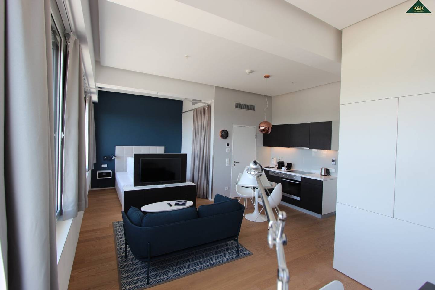 Wohnung Wienerberg mit Weitblick vollmöbliert