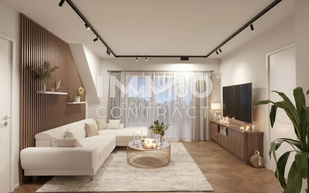 Apartment brand new with two balconies
